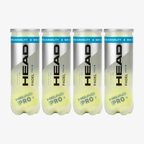 HEAD Pro+ Padel Balls (12 Balls)