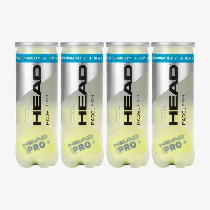 HEAD Pro+ Padel Balls (12 Balls) 1