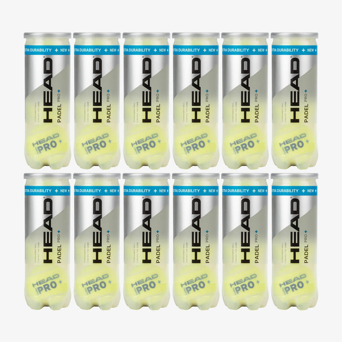 HEAD Pro+ Padel Balls (36 Balls) 1