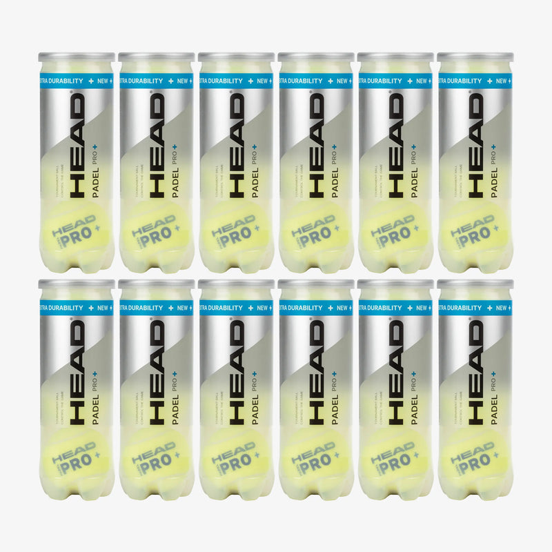 HEAD Pro+ Padel Balls (36 Balls) 1