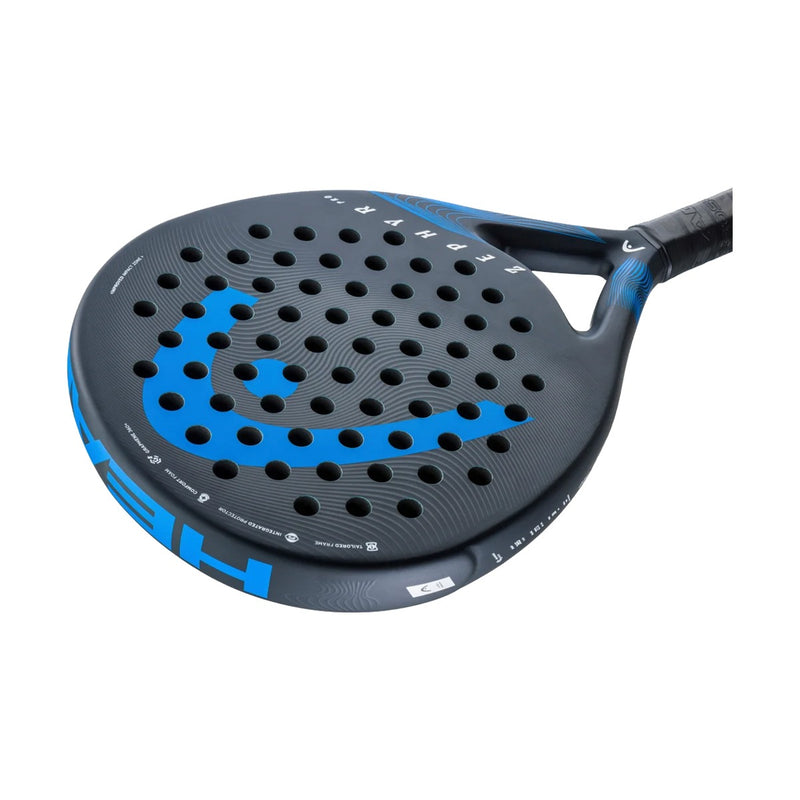 HEAD Zephyr Pro 2023 Padel Racquet (Black/Blue) 4