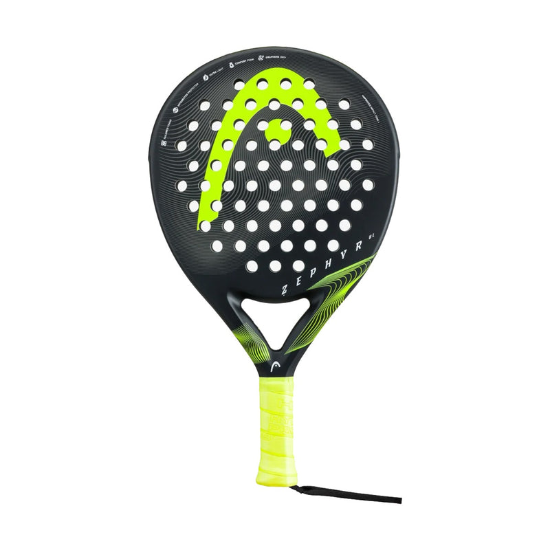 HEAD Zephyr UL 2023 Padel Racquet (Black/Green) 1