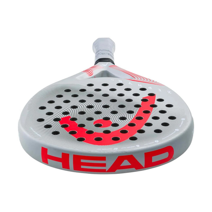 HEAD Zephyr UL 2023 Padel Racquet (Grey/Red) 5