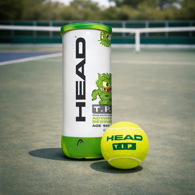 Head TIP Green Tennis Ball Can (3 Balls) 1