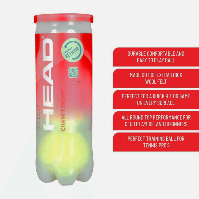 Head Championship Tennis Ball Carton (72 Balls) 2