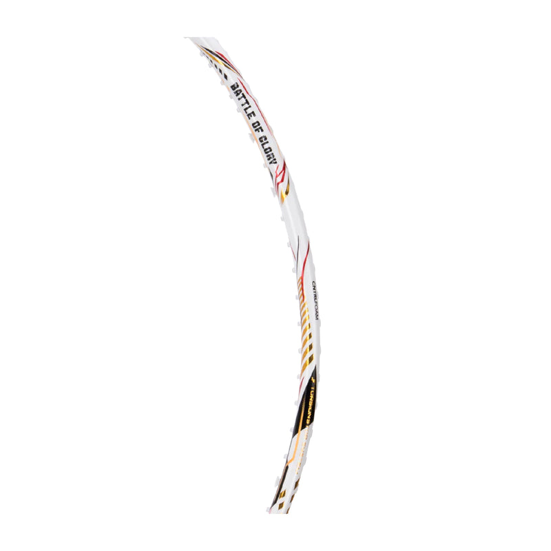 Hundred Battle 600 Badminton Racket (White/Verdigris/Gold) 4