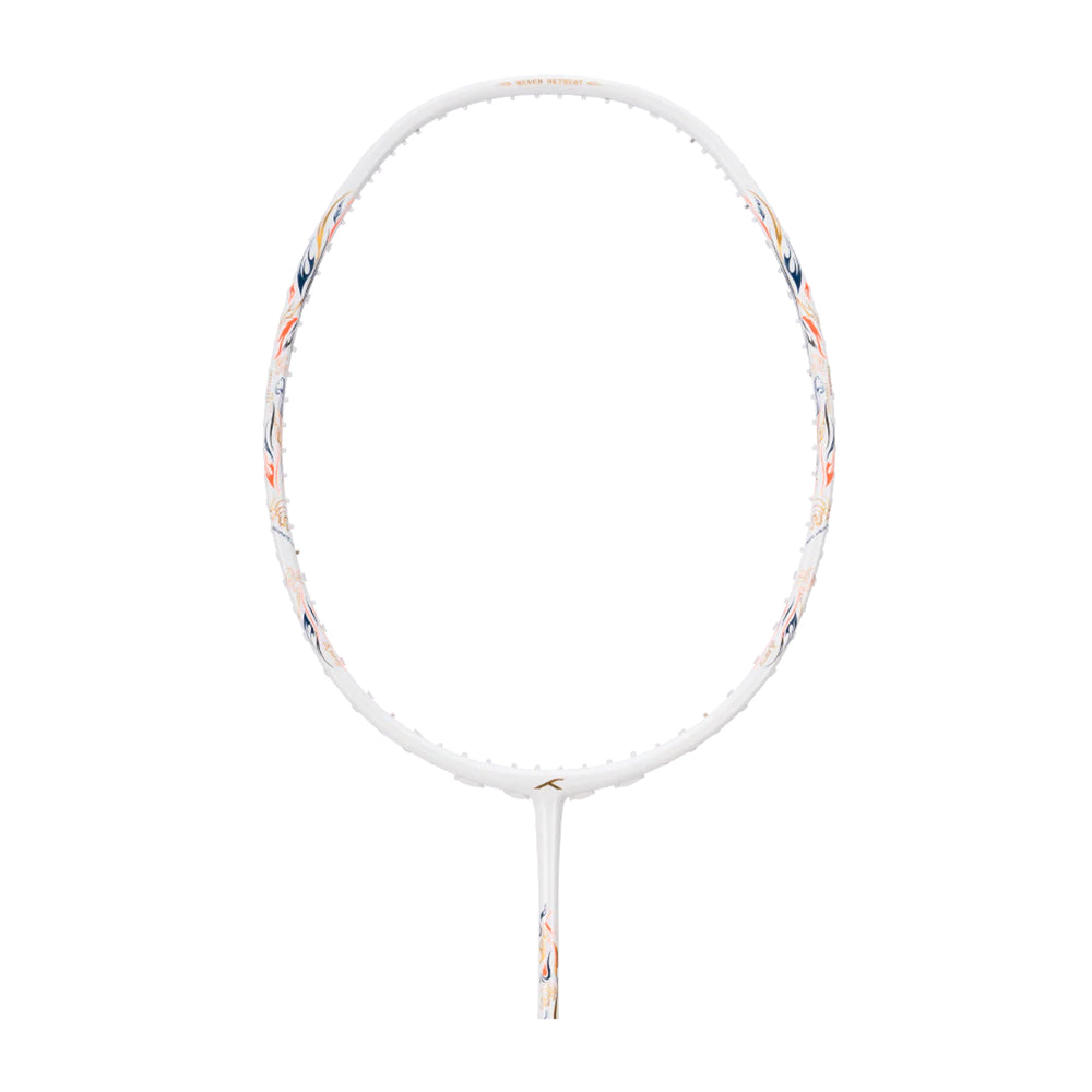 Hundred Battle 900 Badminton Racket - 4U (White)
