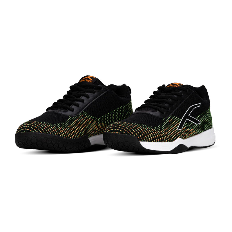 Hundred Blade Lite Badminton Shoes (Black/Orange) 3