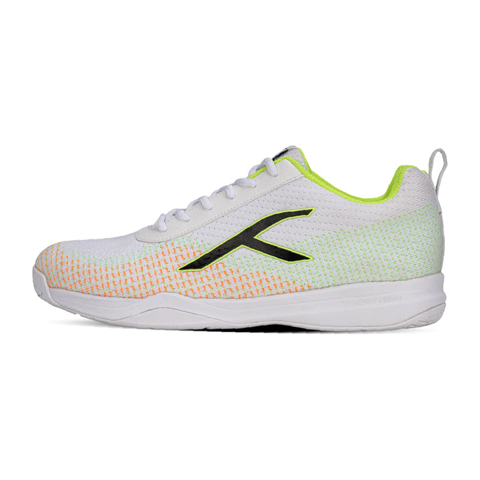 Hundred Blade Lite Badminton Shoes (White/Lime) 1