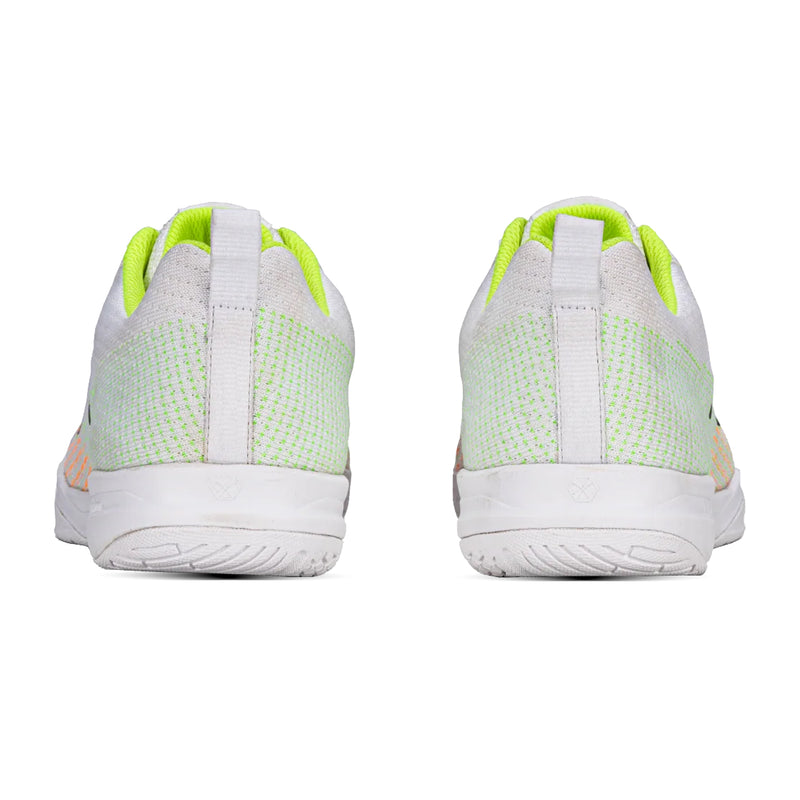 Hundred Blade Lite Badminton Shoes (White/Lime) 4
