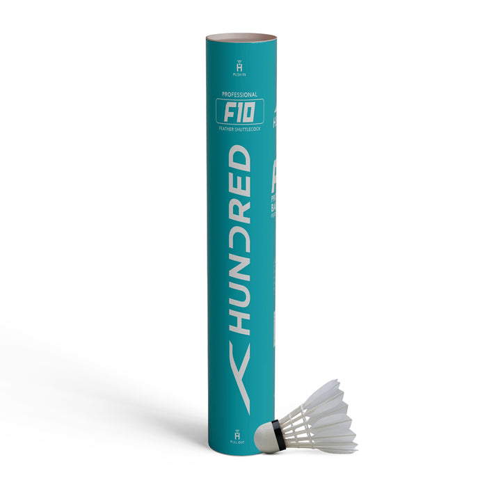 Hundred F10 Feather Badminton Shuttlecock (Speed 76) 1