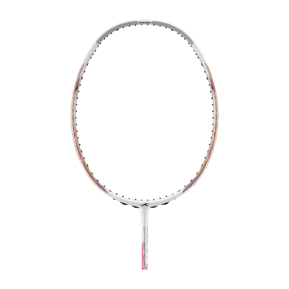 Hundred Flareon 100 Badminton Racket - 4U (Pearl White)