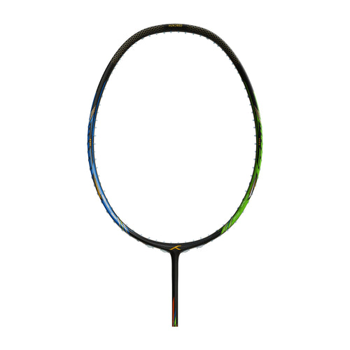 Hundred Flareon Typhoon Badminton Racket - 4U (Black/Lime)
