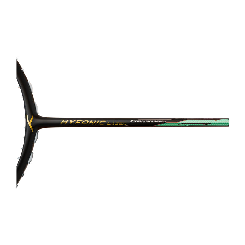 Hundred Hyfonic Lazer Badminton Racket - 4U (Black/Green) 3