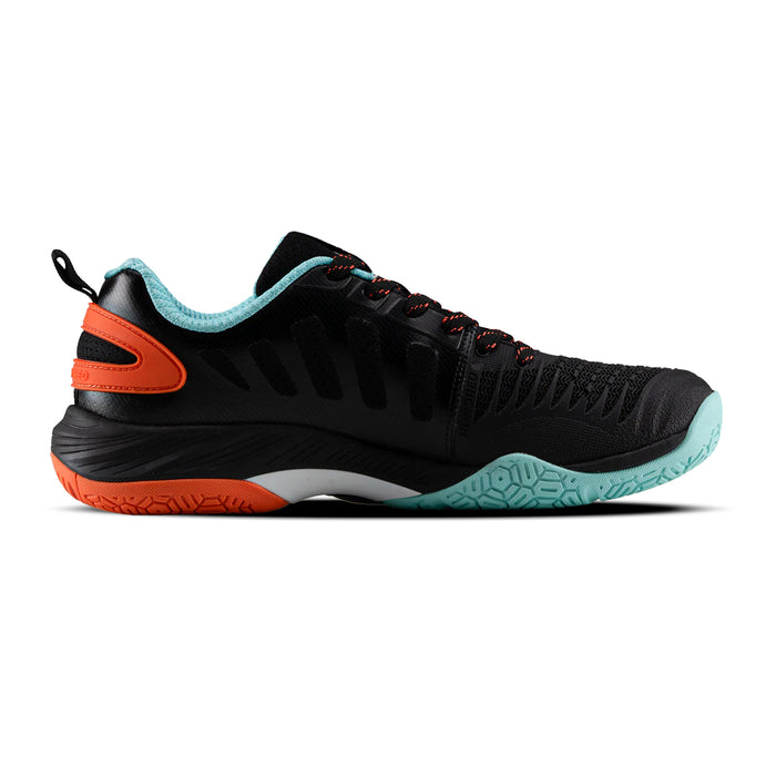 Hundred Hyper Court Badminton Shoes (Black/Orange/Blue) 2
