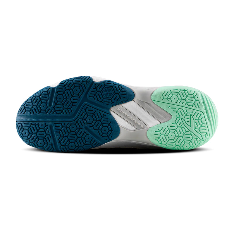Hundred Hyper Court Badminton Shoes (White/Blue) 6