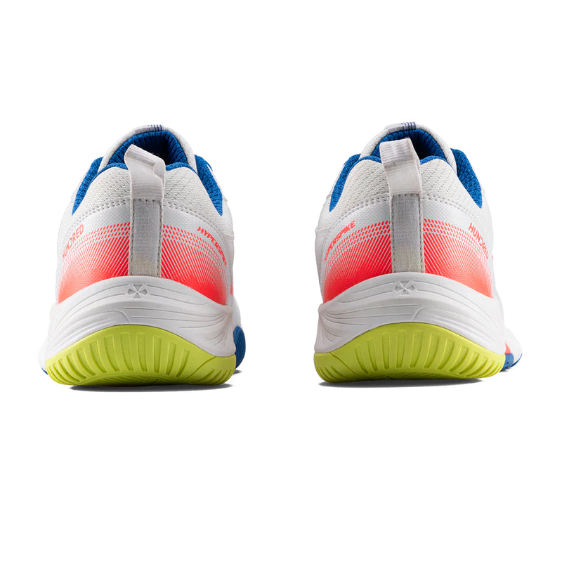 Hundred Hyper Spike Badminton Shoes (White/Blue/Orange/Lime) 5