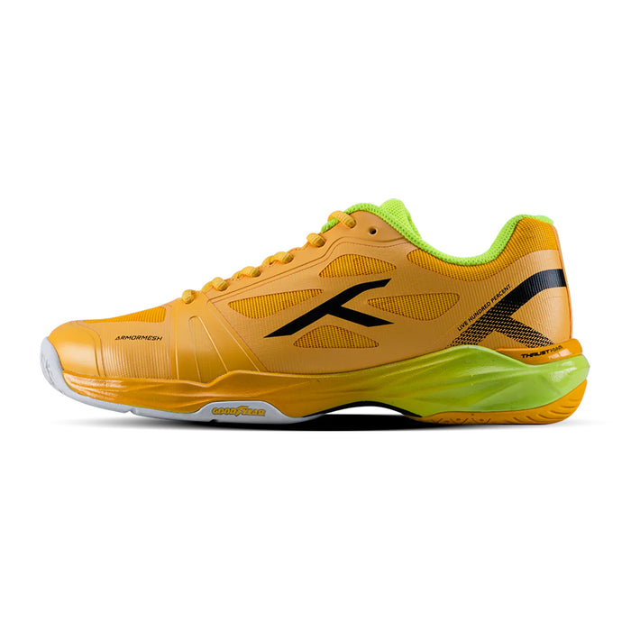 Hundred Phenom Badminton Shoes (Yellow/Lime) 1