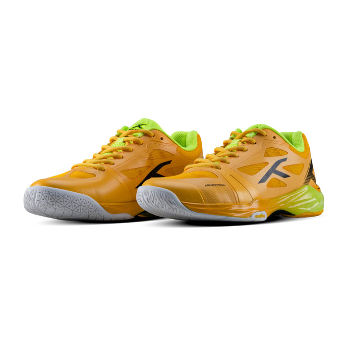 Hundred Phenom Badminton Shoes (Yellow/Lime) 3