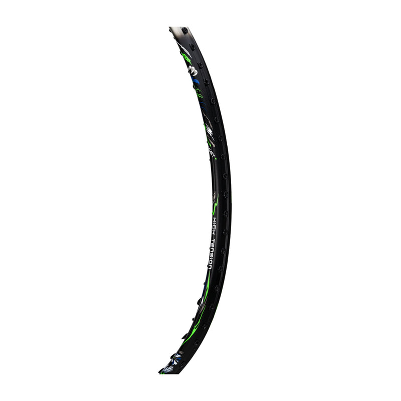 Hundred Predator 82 Extra Strong Badminton Racket (Black/Silver) 5