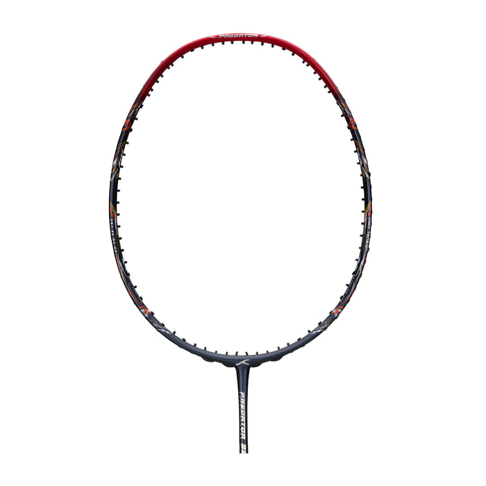 Hundred Predator 82 Extra Strong Badminton Racket (Dark Grey/Red) 1