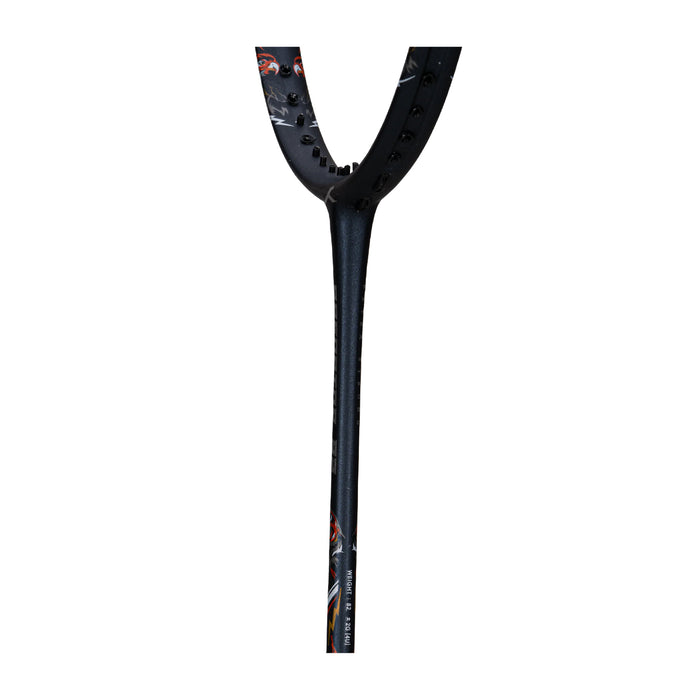 Hundred Predator 82 Extra Strong Badminton Racket (Dark Grey/Red) 3
