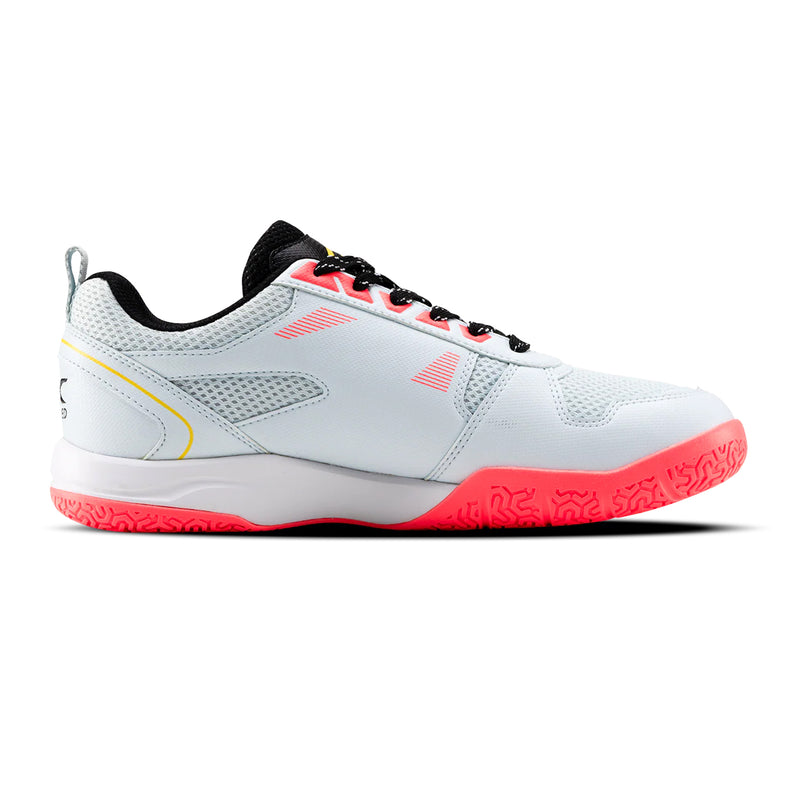 Hundred Raze Badminton Shoes (Light Blue/Orange) 2