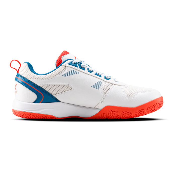 Hundred Raze Badminton Shoes (White/Orange) 2