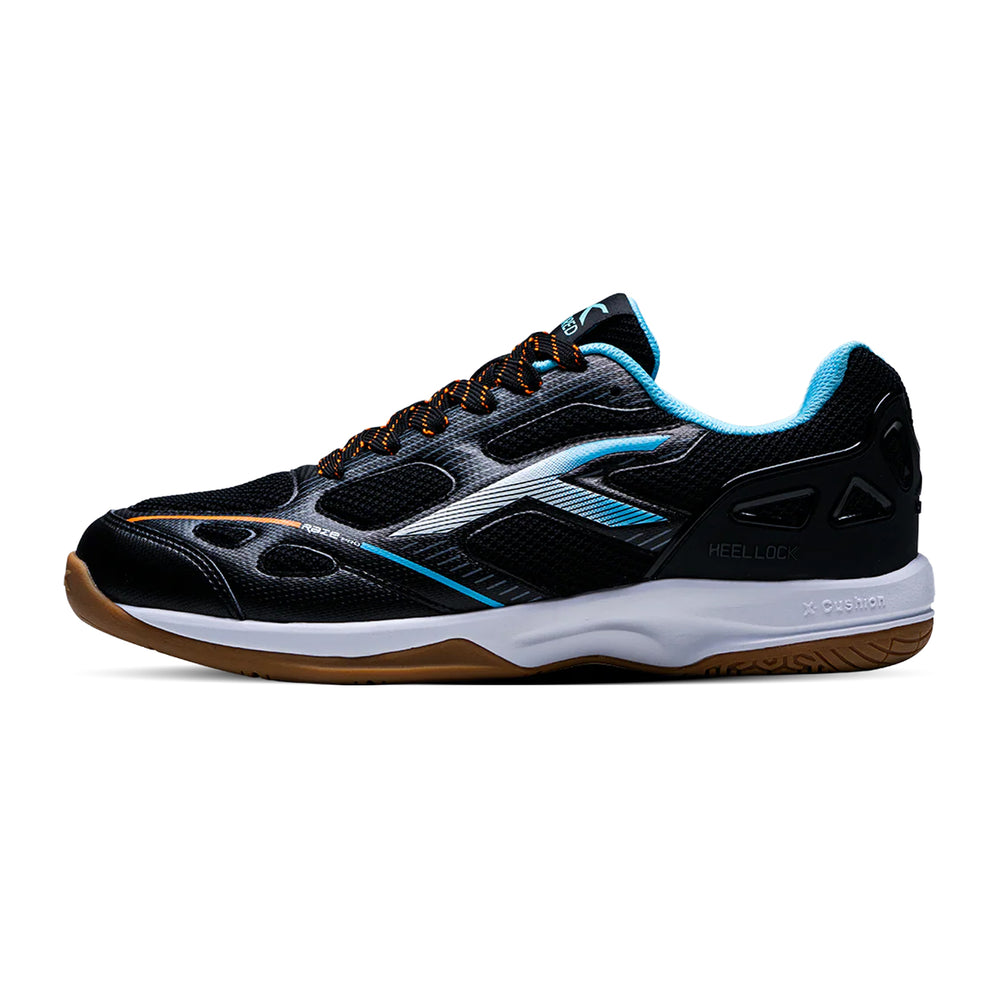Hundred Raze Pro Badminton Shoes (Black/Blue)