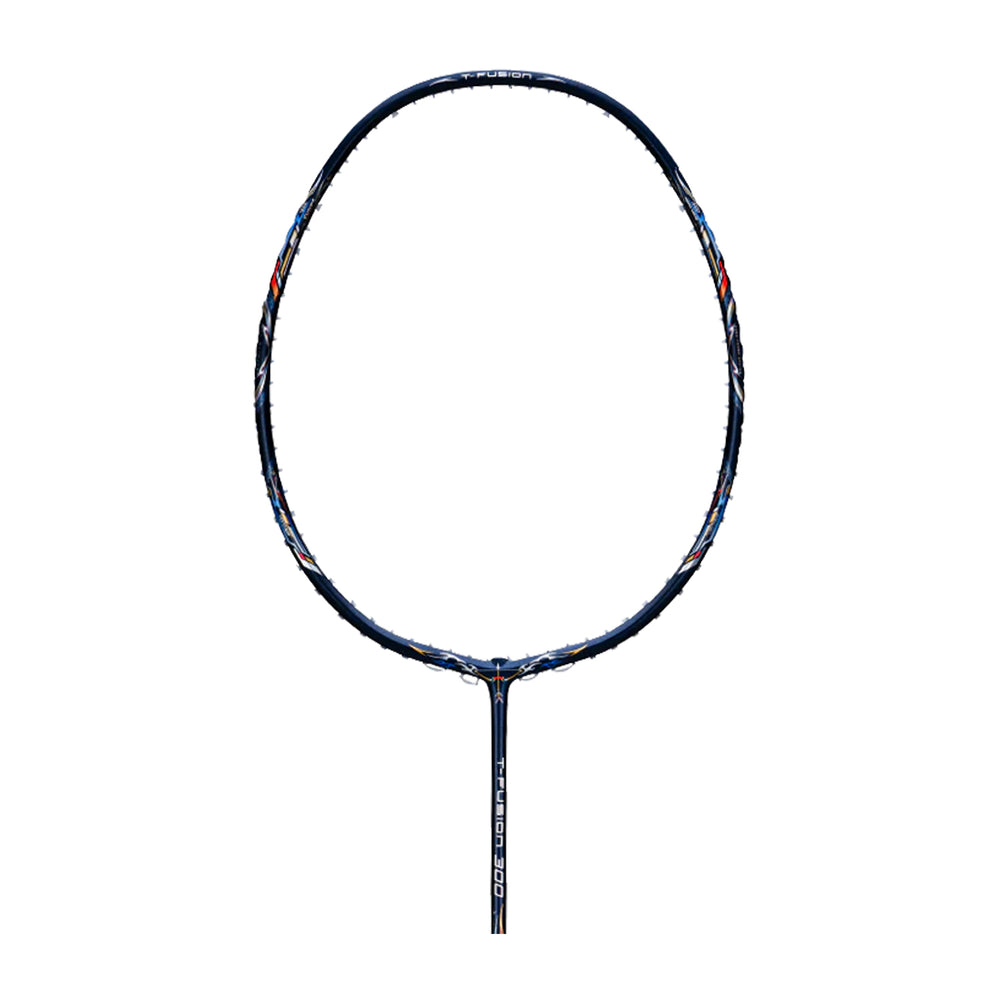 Hundred T-Fusion 300 Badminton Racket - 4U (Navy)