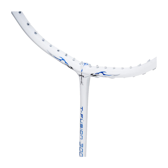 Hundred T-Fusion 300 Badminton Racket - 4U (White) 4