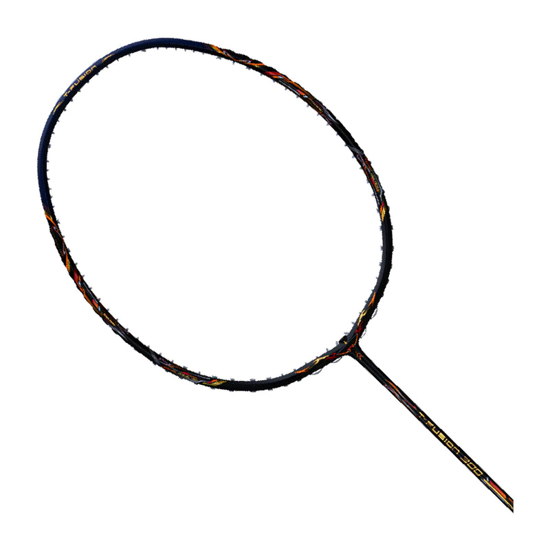 Hundred T-Fusion 300 Badminton Racket - 5U (Black) 2