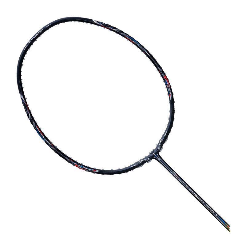 Hundred T-Fusion 300 Badminton Racket - 5U (Grey/Lime) 2