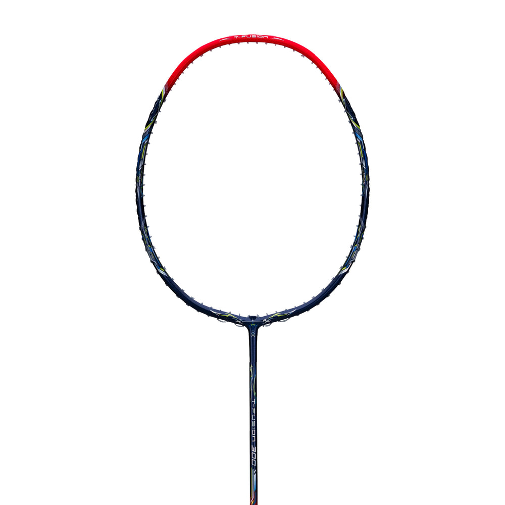 Hundred T-Fusion 300 Badminton Racket - 5U (Navy/Red)