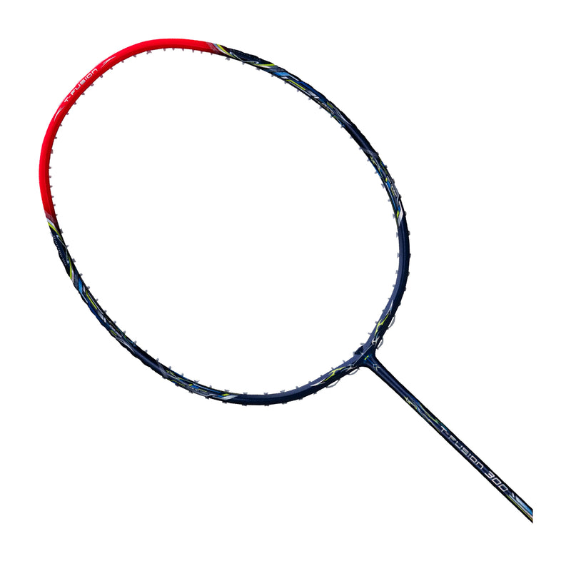 Hundred T-Fusion 300 Badminton Racket - 5U (Navy/Red) 2