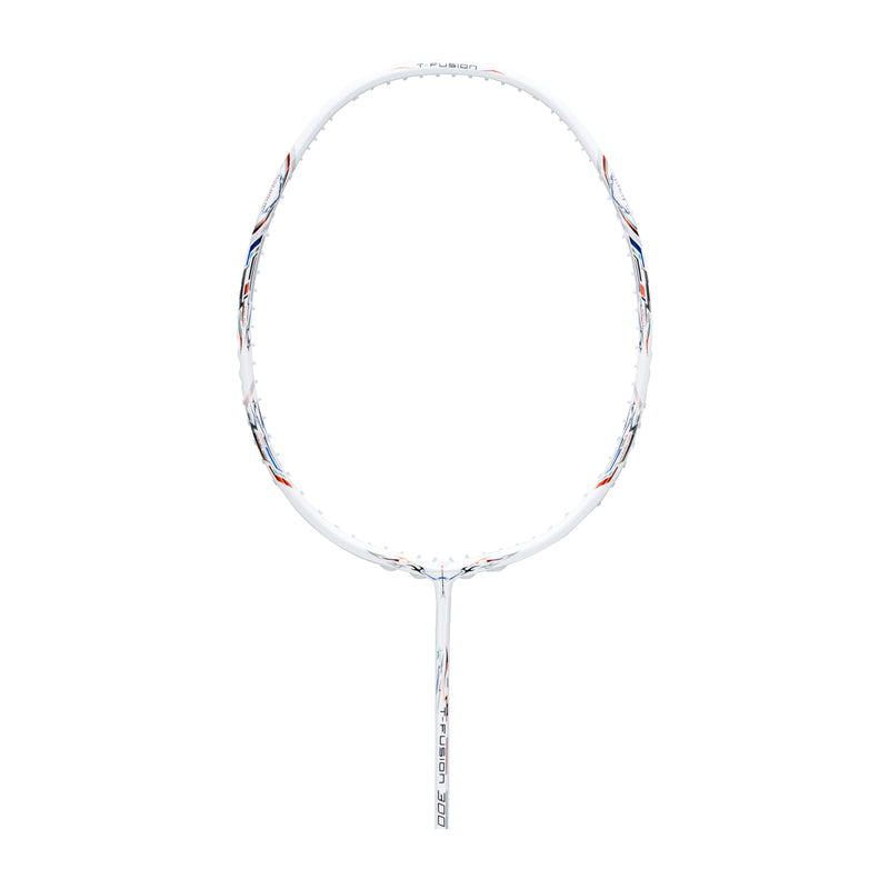 Hundred T-Fusion 300 Badminton Racket - 5U (White/Silver) 1