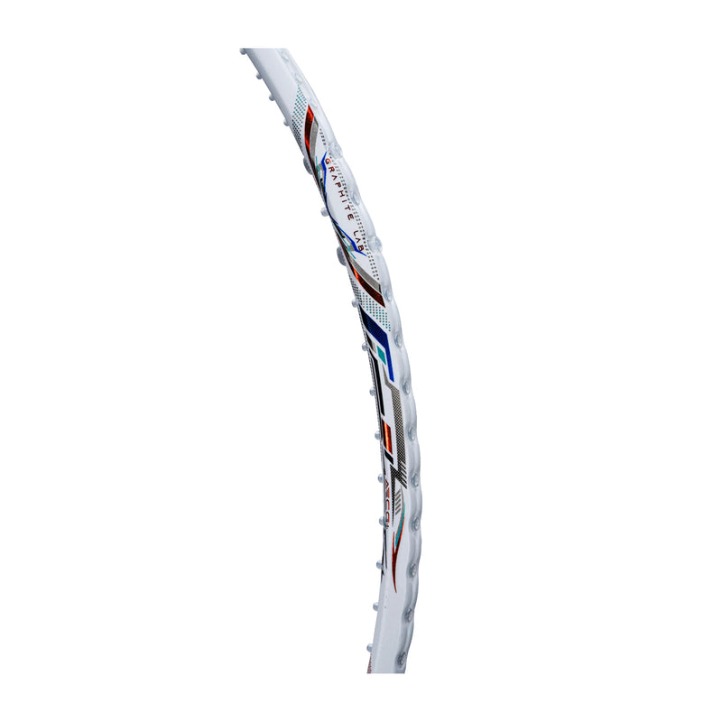 Hundred T-Fusion 300 Badminton Racket - 5U (White/Silver) 5