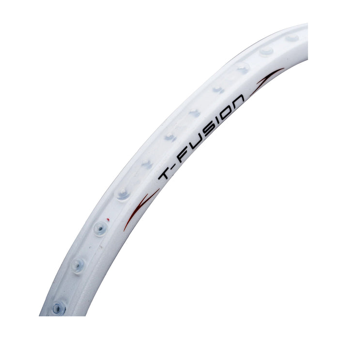 Hundred T-Fusion 300 Badminton Racket - 5U (White/Silver) 3