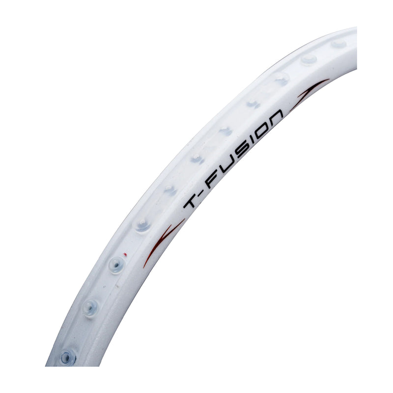 Hundred T-Fusion 300 Badminton Racket - 5U (White/Silver) 3