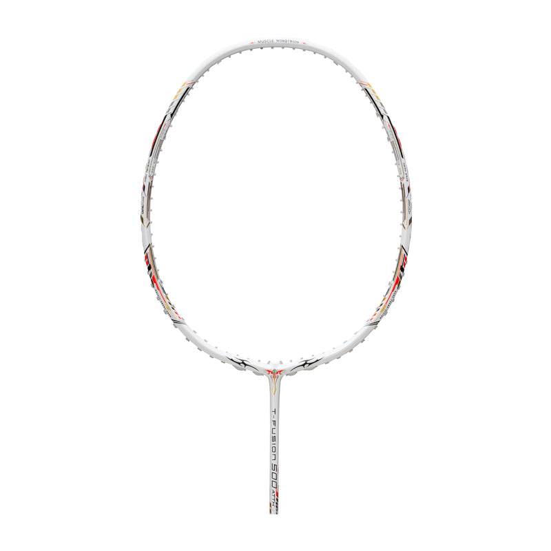 Hundred T-Fusion 500 ATTK Badminton Racket (White/Black) 1