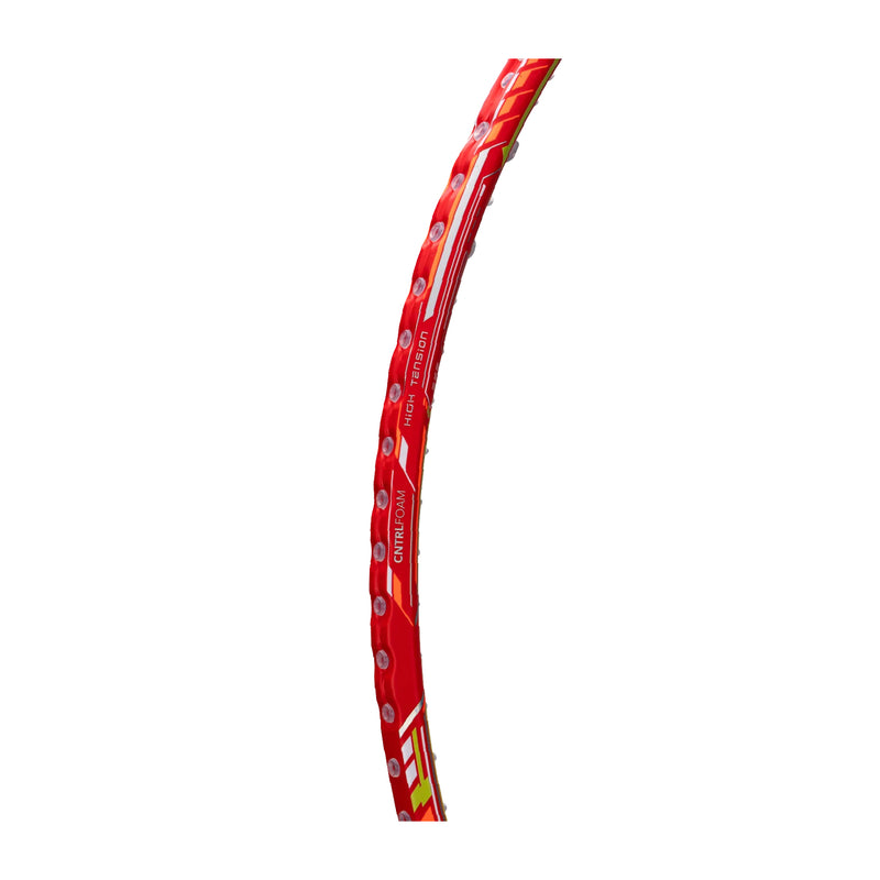 Hundred T-Fusion 500 CTRL Badminton Racket (Black/Red) 5