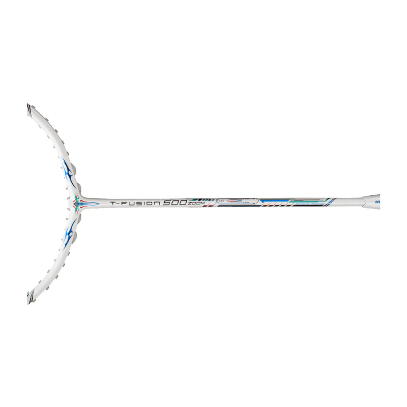 Hundred T-Fusion 500 ZOOM Badminton Racket (White/Navy) 3