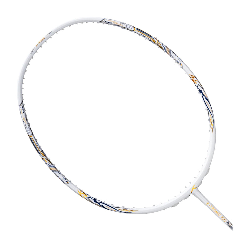 Hundred Z Tronic 100 Badminton Racket (White/Gold) 2