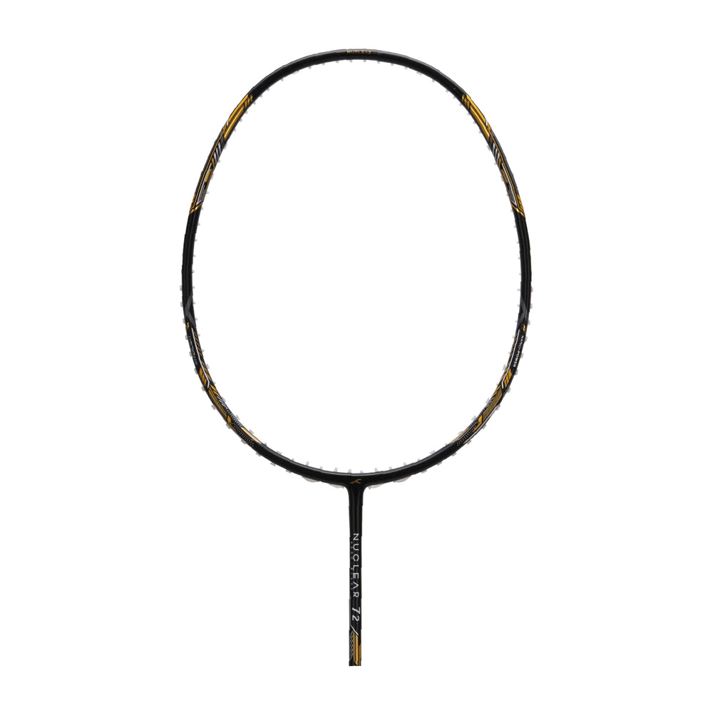 Hundred Nuclear 72 Badminton Racket (Black/Gold/Grey)