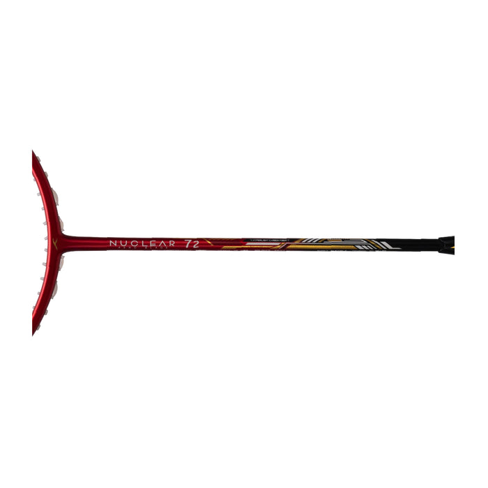 Hundred Nuclear 72 Badminton Racket (Red/Black/Gold) 5