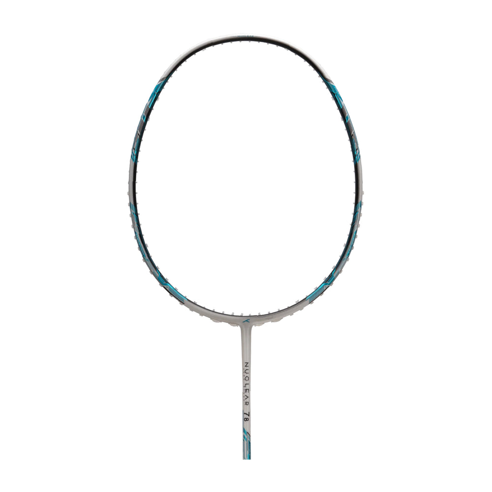 Hundred Nuclear 78 Badminton Racket (White/Blue)