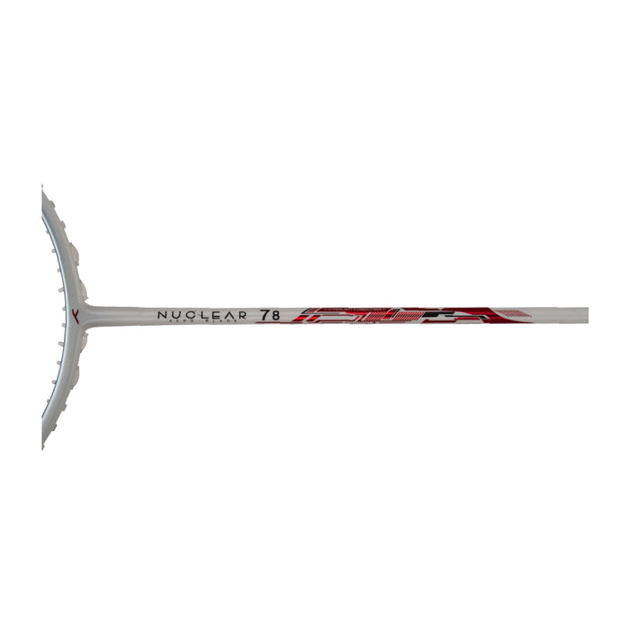 Hundred Nuclear 78 Badminton Racket (White/Red) 5