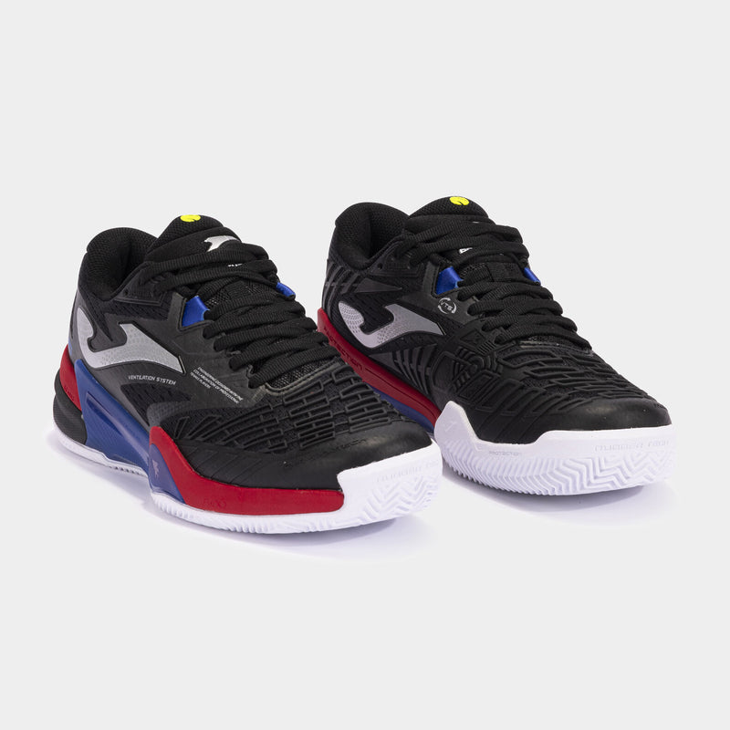 Joma T.Roland 2401 (Black/Red) Tennis Shoes 2