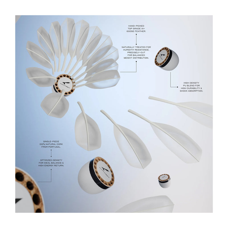 Katana Fly Pro Feather Badminton Shuttlecock 4