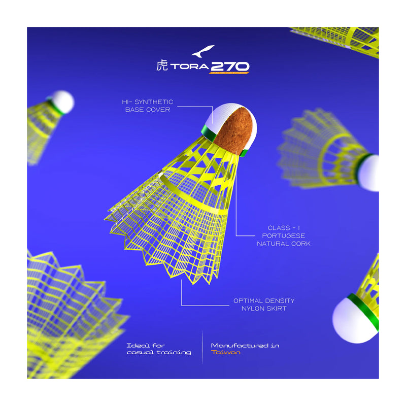Katana Tora 270 Nylon Badminton Shuttlecock 2